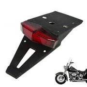ROZYARD Universal Motorcycle Rear Mudguard LED Brake Tail Light Brake Stop Lamp